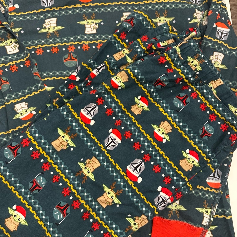 Hanna Andersson x Star Wars Pajama Set size large cotton top flannel pants